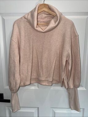 FP Movement by Free People Dusty Blush Cowl Neck Sweater
